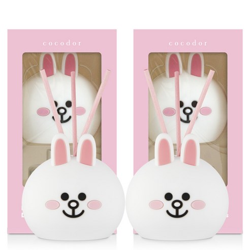 코코도르 라인프렌즈 페이스 디퓨저, 코니(플라워마켓), 50ml, 2개