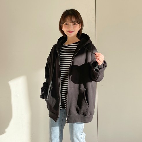 반에이크 삼단 후드집업