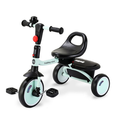 조코 폴딩 미니 유아동 세발자전거, 민트색 승용완구