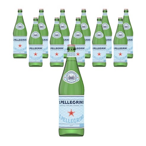 산펠레그리노 탄산수 플레인 병, 1L, 12개