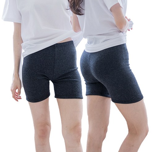 에이원 여성용 융 스판 3부 속바지 2p