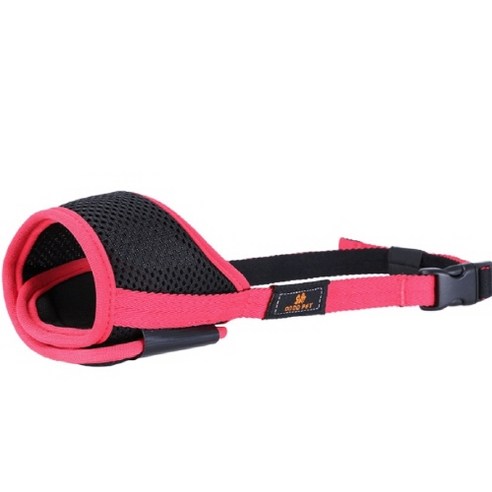 비제스코 반려동물 야외 산책 안전 입마개 마스크 S VIDOG8, 핑크, 1개