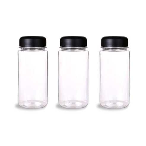 MAKA 클린 마이보틀 트라이탄, 블랙, 350ml, 3개