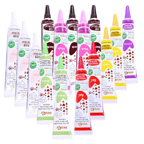 상상앤드 초코 데코 펜 다크 3p + 화이트 3p + 딸기 2p + 메론 2p + 사과 2p + 바나나 2p + 포도 세트, 1세트