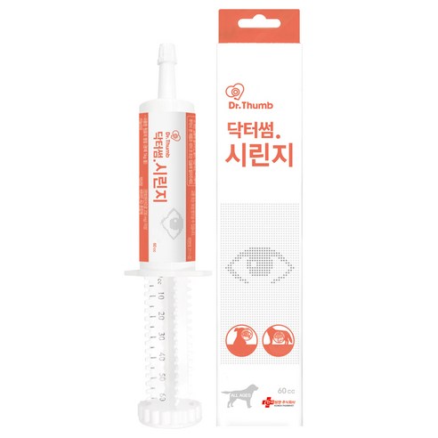 한국썸벧 반려동물 닥터썸 시린지 눈과 면역N 영양제 60ml, 눈물 개선/눈건강, 1개, 눈건강, 면역증진