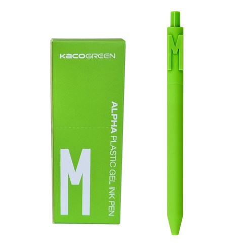 카코 알파 소프트 중성 젤펜 0.5mm, 알파벳 M, 10개