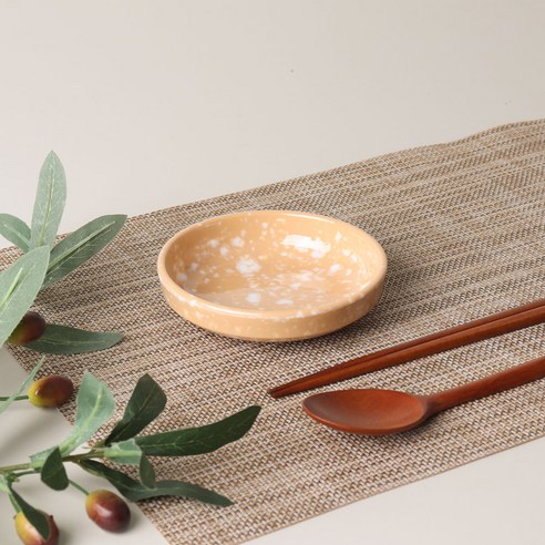 레트로 분식그릇 떡볶이 팝 반찬그릇 4호, BROWN, 10개