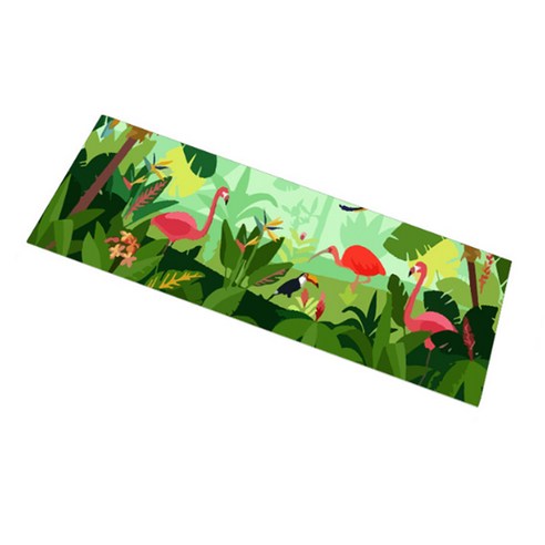 소니오 코지 패턴 소프트 스포츠 타월 30 x 100 cm, 08 플라밍고, 1개