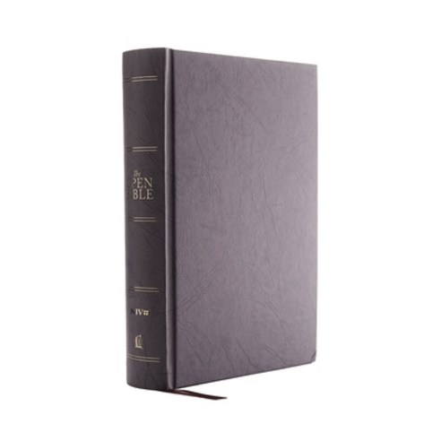 (영문도서) The Niv Open Bible Hardcover Gray Red Letter Edition Comfort Print: Complete Reference System Hardcover, Thomas Nelson
