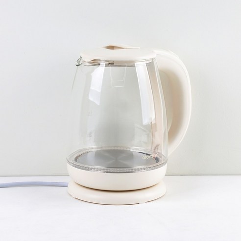 넉넉한 용량과 세련된 디자인, 아토만 1.8L 유리 무선 주전자 ATK-E18GS로 주방을 바꿔보세요!