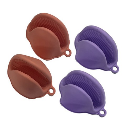 띠에르노몰 냄비손잡이 2set(4p), 보라+코랄