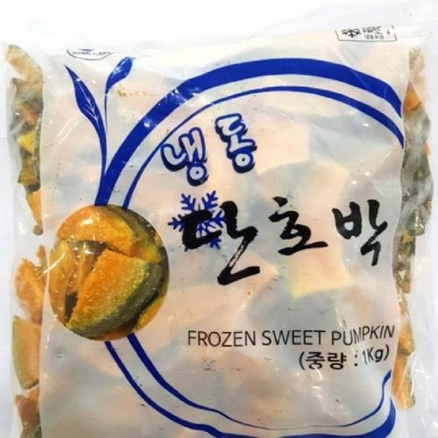 냉동 단호박슬라이스(유피) 1KG, 2개