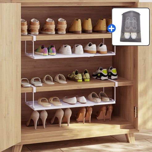 모다니 폭조절 신발장 정리대 다용도 정리 선반 소개 신발정리선반