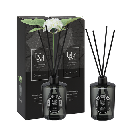 유멜프리미엄대용량 디퓨저 방향제(510ml), 밤쉘(510ml), 2개, 510ml