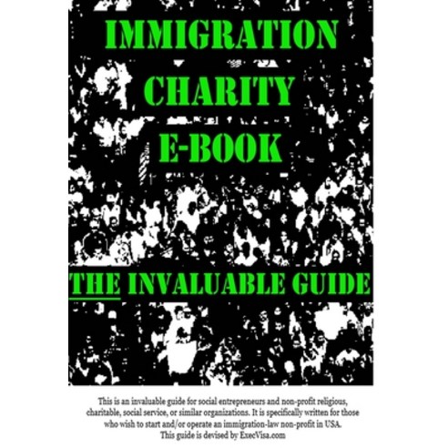 (영문도서) Immigration Charity E-book Hardcover, Lulu.com
