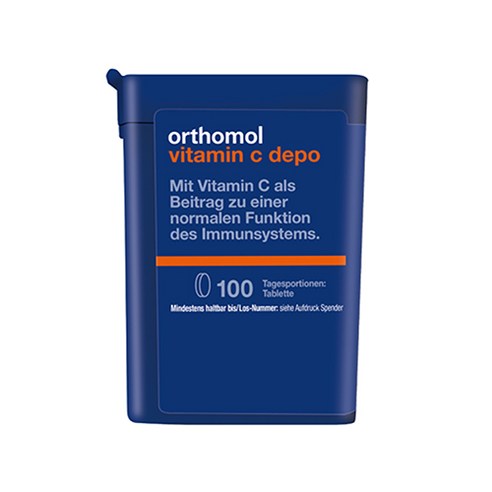 오쏘몰 비타민C 데포 100정 1팩 Orthomol Vitamin C depo, 1개