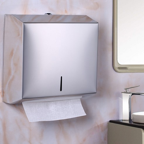 스테인레스 스틸 화장지 상자 화장지 상자 홀더, SUS304 절묘한 거울 (밝은 빛)