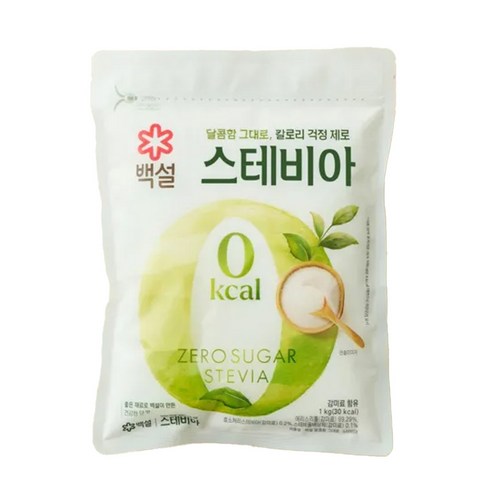 백설 달콤함 그대로 스테비아, 1kg, 12개