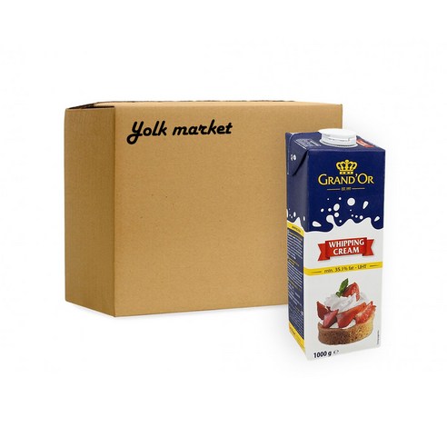 그랑도르 휘핑크림: 디저트의 완벽한 동반자 골드라벨생크림