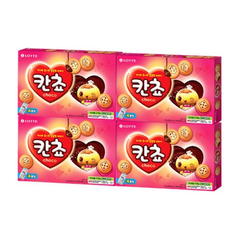 롯데웰푸드 칸쵸 벌크 196g 4개