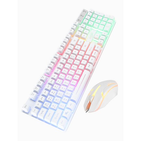 파스텔 감성을 담은 게이밍 & 사무용 키보드 마우스 세트