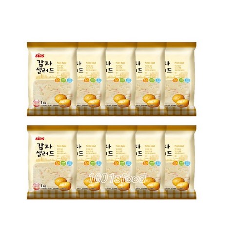 시아스 감자샐러드P1kgx10개, 10개, 1kg