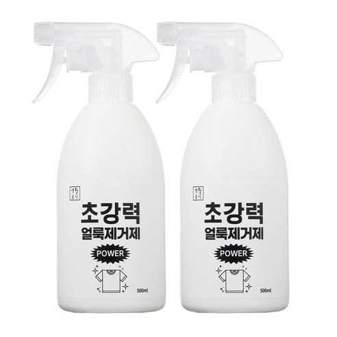 생활공식 초강력 파워 얼룩제거제, 2p, 500ml