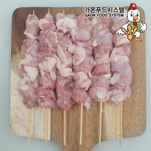 국내산 무염 수제 닭꼬치 안창살닭꼬치 닭 특수부위 200g, 닭안창살꼬치800g, 800g, 1개