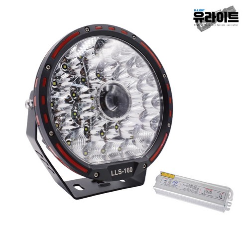 LLS-160 LED 레이저 써치라이트 160W DC 12V 24V 선박용 선박 차량 차량용 써치 집중확산형, 본체만 (DC형), 1개