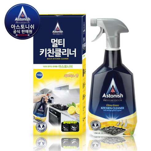 아스토니쉬 멀티 키친 클리너, 750ml, 1개