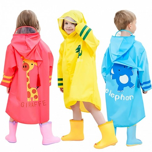 캐릭터 유아 우비 아동 어린이 우의