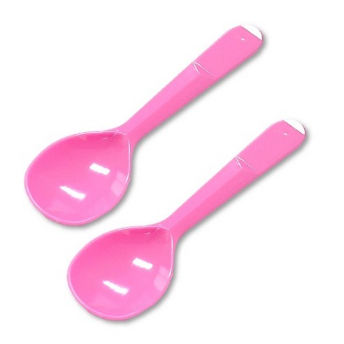 아이스크림스푼(소) 벌크포장 8.5cm, 1000개입, 1개, 핑크