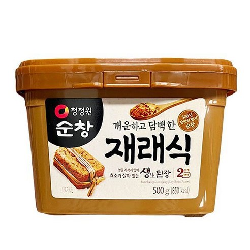 청정원 순창 재래식생된장, 2개, 500g