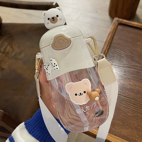 【휴대용 물병】물 컵 대용량 높은 찾고 패션 플라스틱 컵 새로운 스타일의 물병 컵, 색깔13