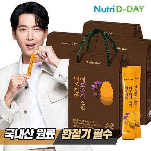 배로 진한 배도라지 스틱 4박스 총 120회분, 01. 배로 진한 배도라지 스틱 4박스, 1개, 300g