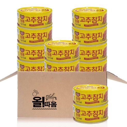 동원 고추 참치, 90g, 90g 12입세트