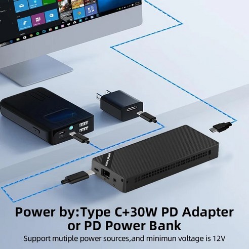 SZBOX S1 Alder Lake 데스크탑 게임용 컴퓨터 미니 PC 스틱 Windows 11 DDR5 N100, 미포함, RAM 12GB, SATA