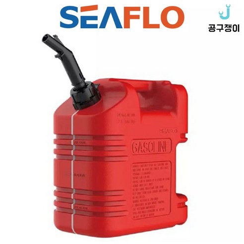 씨플로 플라스틱 제리캔 캠핑 휴대용 연료통 올스타 레드 10L (주유구포함), 올스타 레드-10L(주유구포함), 1개
