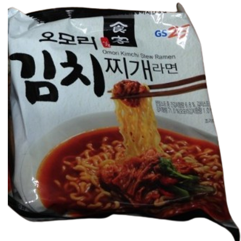 유어스 오모리 김치찌개 라면 160g