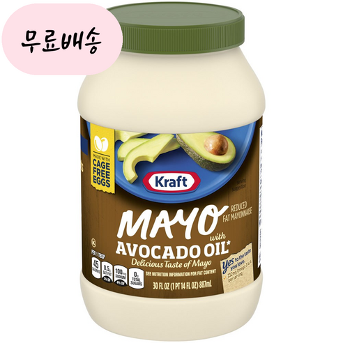 크래프트 오일 저지방 아보카도 마요 887ml, 1개