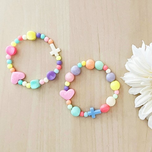 파스텔 십자가 팔찌: 신앙을 표현하는 신앙의 상징