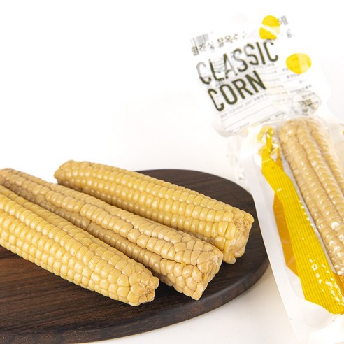 쫀득한 무첨가 진공 찰옥수수, 건강함을 담은 간편한 간식 옥수수
