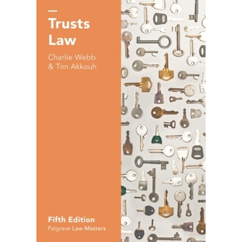 (영문도서) Trusts Law Paperback, Red Globe Press, English, 9781137606723