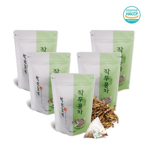 국내산 햇 작두콩으로 만든 건강한 힐링 티타임, 착한농부 작두콩차!