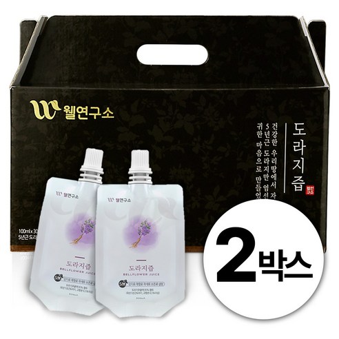 웰연구소 5년근 홍 도라지즙, 60개, 100ml