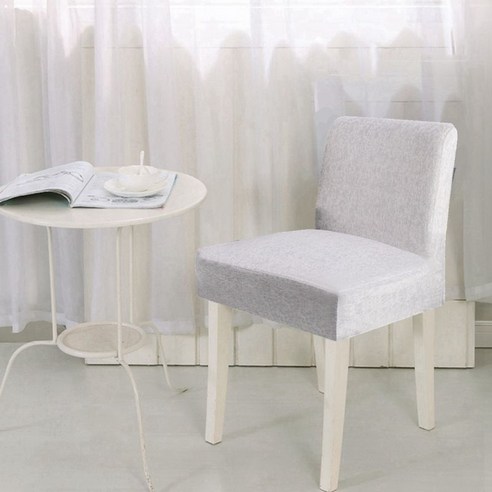 장식 높은 좌석 막대기 발판 덮개 보호자 식당 의자 Slipcover, 회색, 폴리 에스터
