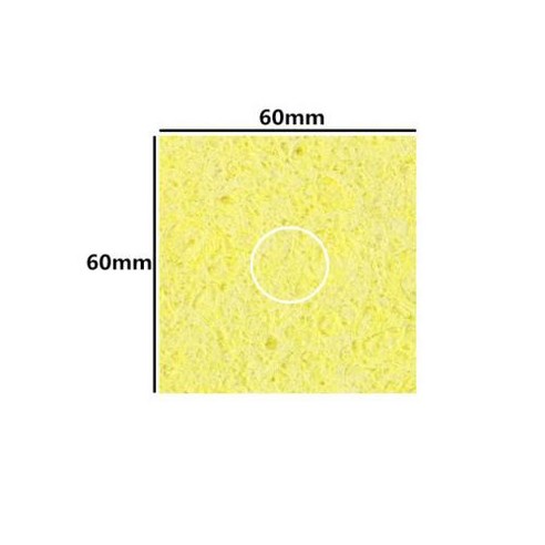 노란색 청소 용접 지속을위한 납땜 인두 전기 스폰지 클리너 개 5, 2) 60x60mm5PCS, 5개