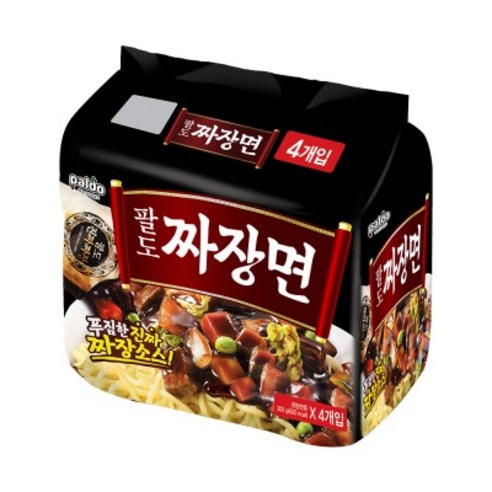 팔도 짜장면 4봉/8봉/16봉/32봉 (옵션 택1) 팔도 짜장면4봉, 4개