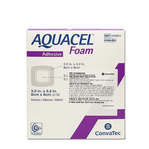 콘바텍 아쿠아셀폼 ADH 접착성 8x8cm 10매 420804 저렴하면서도 효과적인 결막 관련 상처 건강용품입니다.