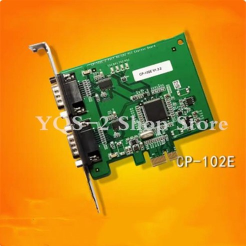 (품질보증) MOXA CP-102E PCIE 슬롯 RS232 멀티 직렬 카드 2 포트, 한개옵션0